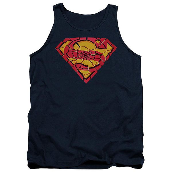 

Футболка-майка взрослая Superman shattered shield Licensed Character