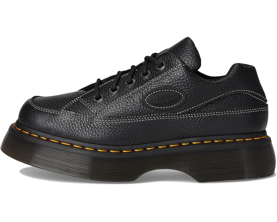 Ботинки на шнуровке Dr. Martens Buzz 5-Eye с контрастной строчкой, черный