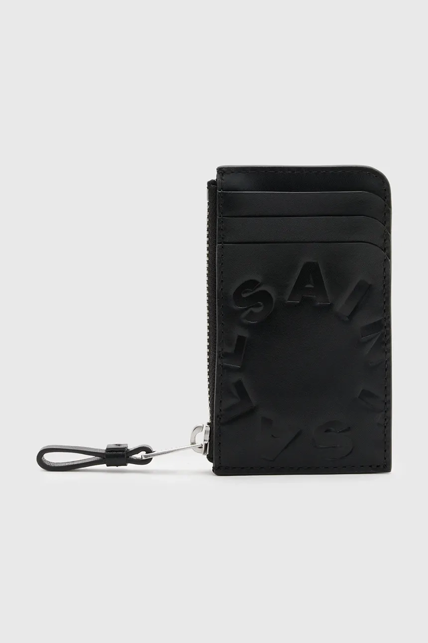 

ТИЕРРА кожаный кошелек AllSaints, черный