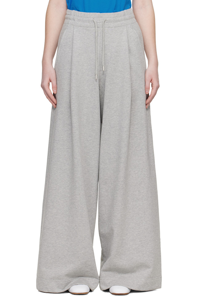 

Dries Van Noten Серые свободные спортивные штаны