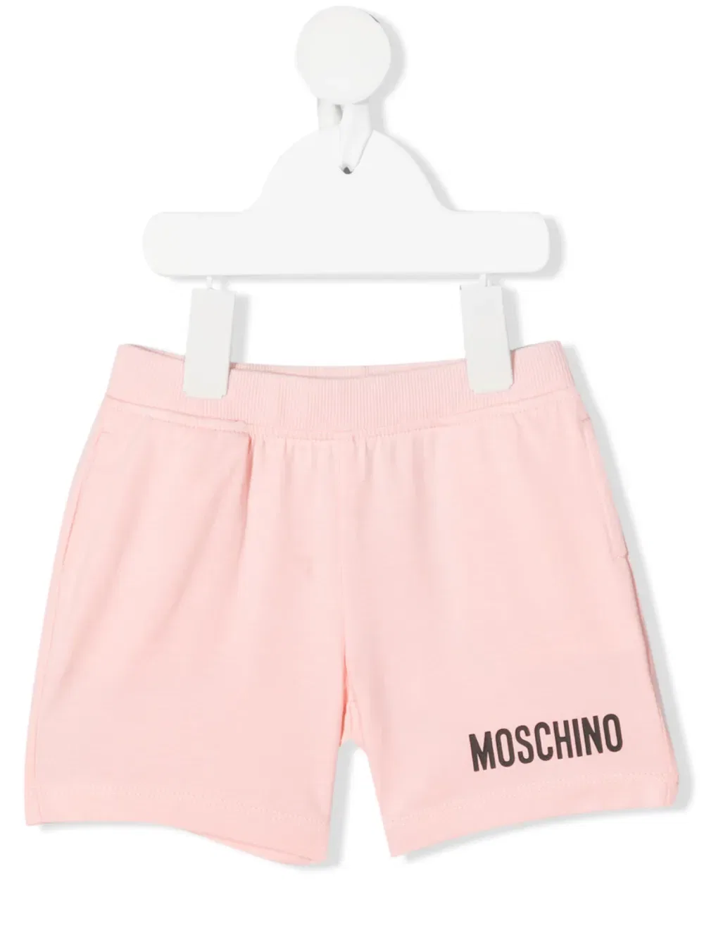 Спортивные шорты с логотипом Moschino Kids, розовый