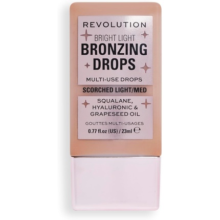 

Капли Bright Light Bronzing Drops с гиалуроновой кислотой Sun-Kissed Finish 23 мл Bronze Scorched Makeup Revolution