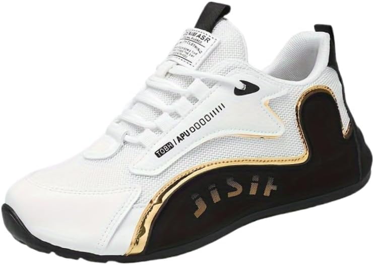 

Кроссовки для мужчин большого размера весной, низкие, модные, для бега - легкие и амортизирующие спортивные кеды Fusecottc, черный