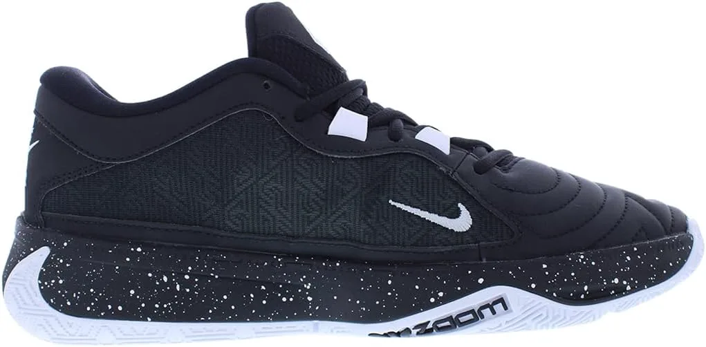 Мужские баскетбольные кроссовки Nike Zoom Freak 5, черный/платиновый/белый — фото 2