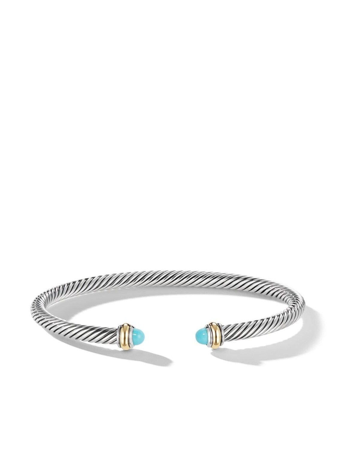 

Браслет Cable Classics из серебра и желтого золота David Yurman, серебряный