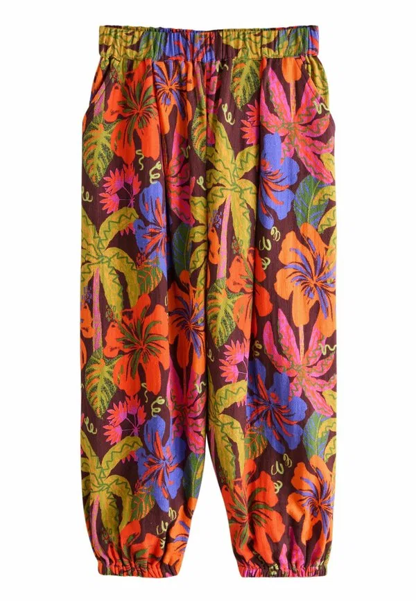 Брюки-Шаровары стандартного кроя Next, Tropical Print — фото 2
