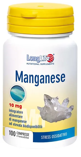 

LongLife Manganese 100 таблеток антиоксидантная добавка Long Life