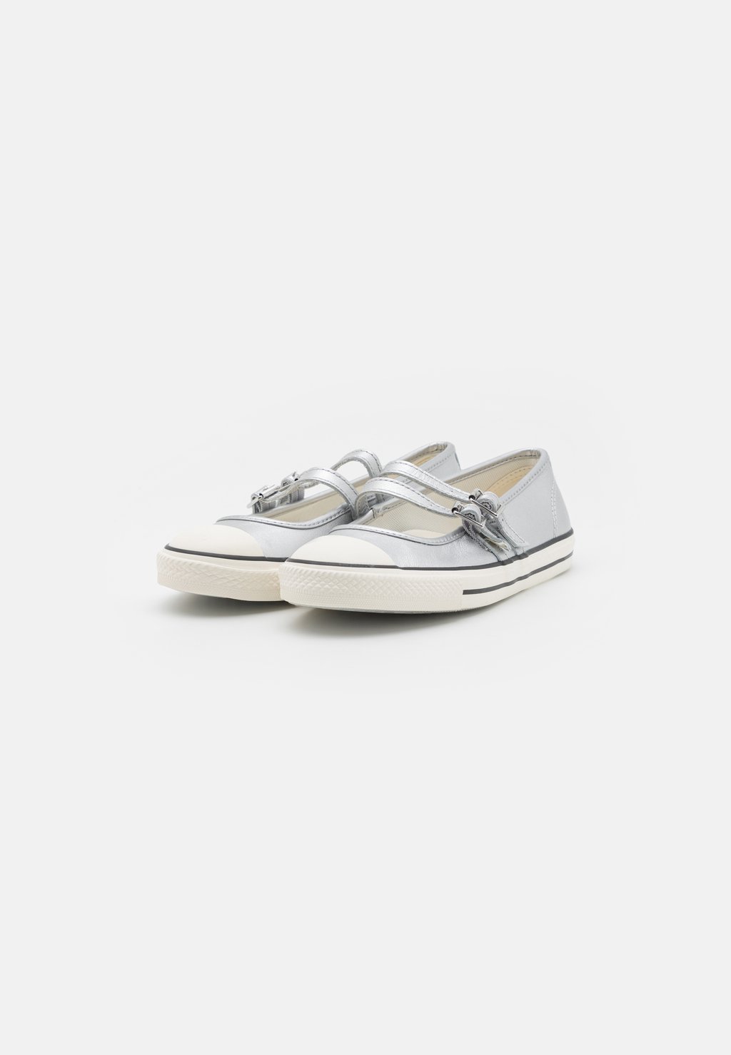 Балетки с ремешком на щиколотке CHUCK TAYLOR ALL STAR DAINTY MARY JANE Converse, серебристый — фото 2