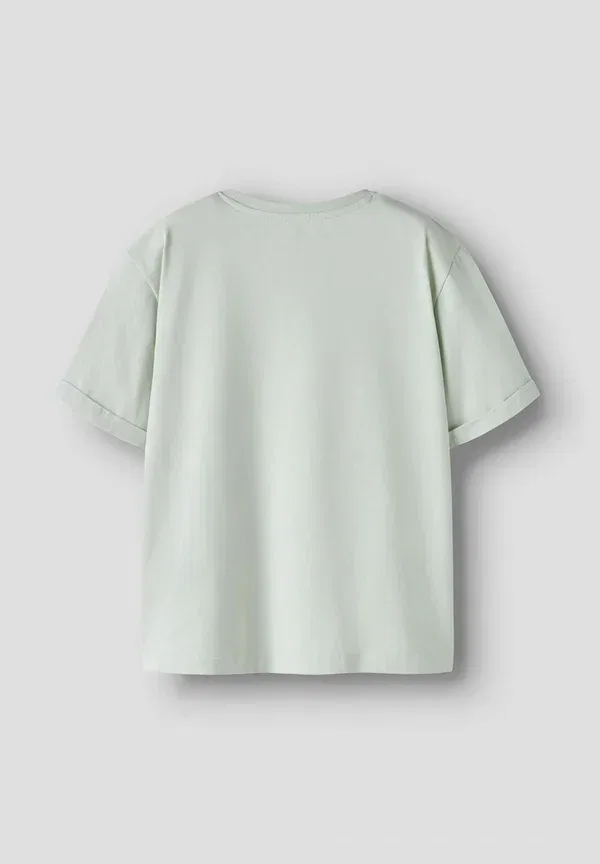 Футболка Name It stitch print t-shirt, бледно-бирюзовый — фото 2