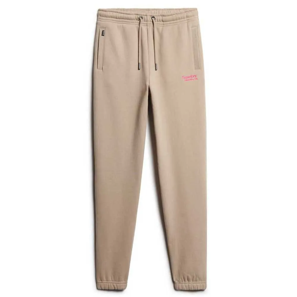 

Спортивные брюки Superdry Essential Logo Cuff, коричневый