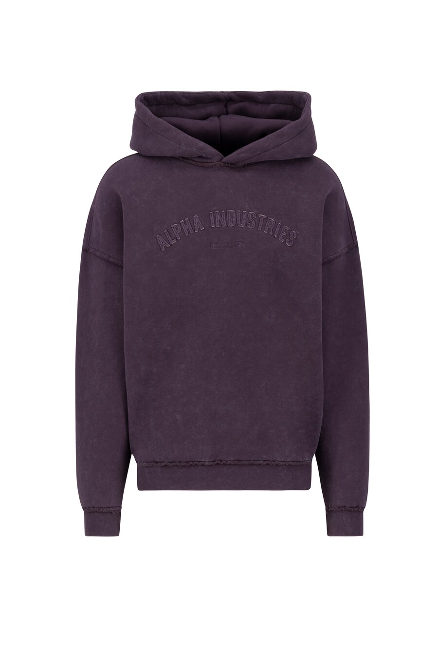 

Толстовка с капюшоном ALPHA INDUSTRIES Sweatshirt Open Edges, цвет plum