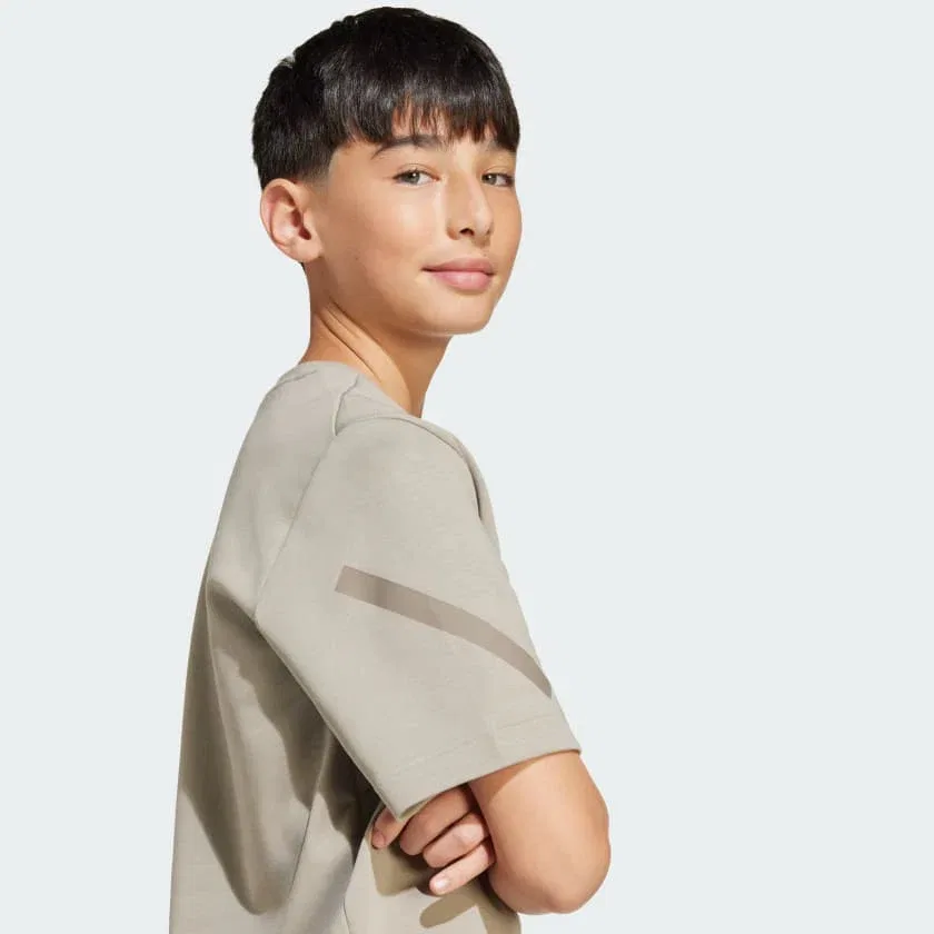 Детская футболка adidas adidas ZNE для детей, Wonder Sage / Tactile Green — фото 4