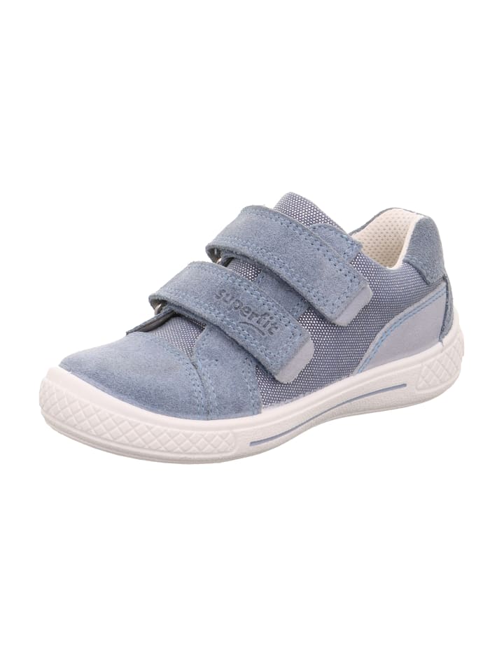 

Кроссовки на шнуровке superfit, цвет blau/hellblau