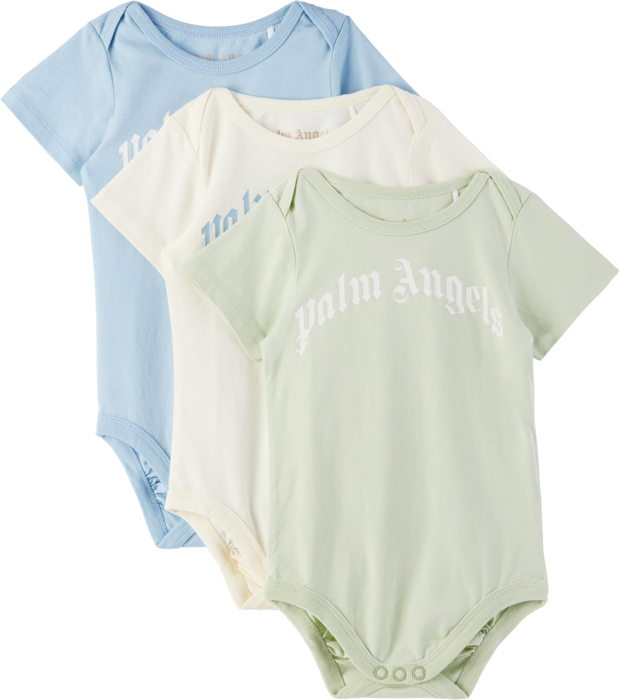 

Комплект из трех детских боди Palm Angels