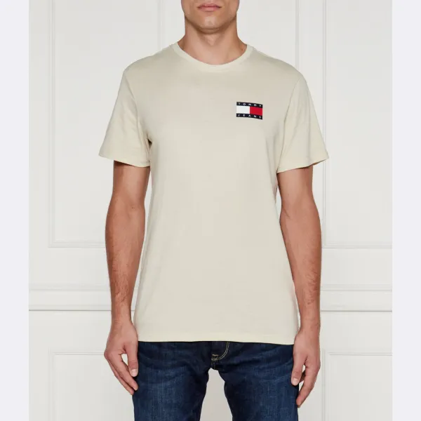 

Облегающая футболка Tommy Hilfiger, бежевый