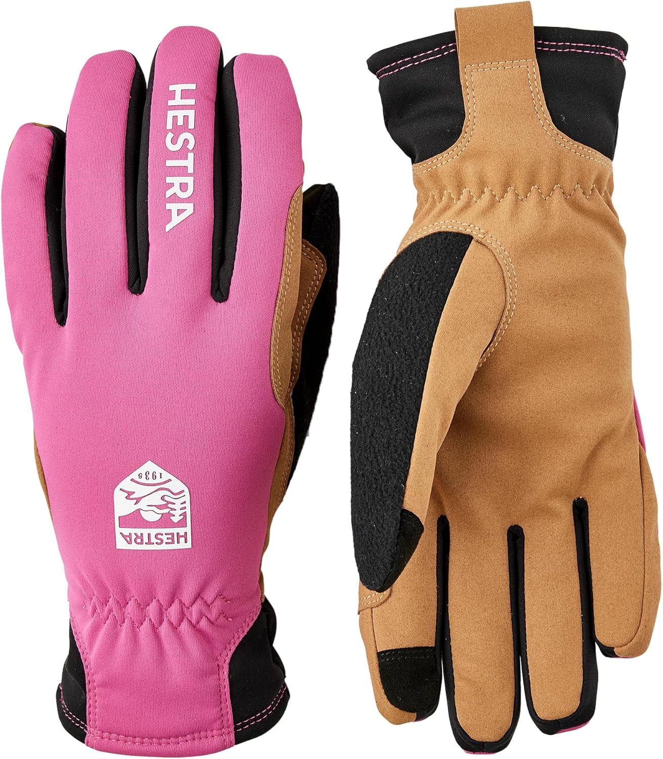 

Женские горнолыжные перчатки Hestra XC Primaloft, ветрозащитные, утепленные и совместимые с сенсорными экранами для беговых лыж и зимних тренировок, Black/Black