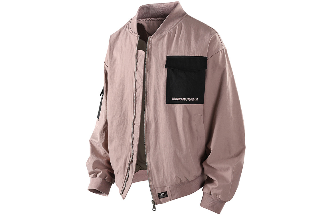 

Куртка Unisex Baseball Collar Moderate ZIAREL, розовый