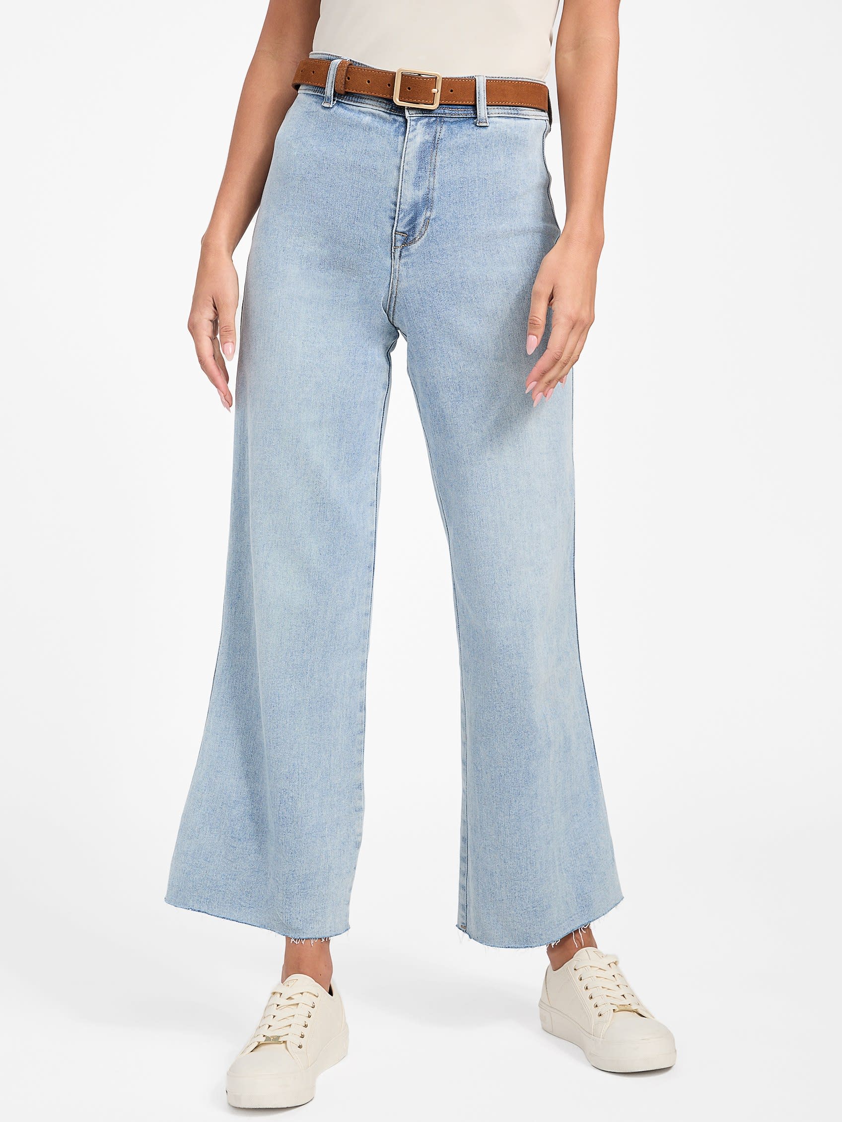 

Широкие джинсовые брюки Sandie Guess Factory, цвет light wash