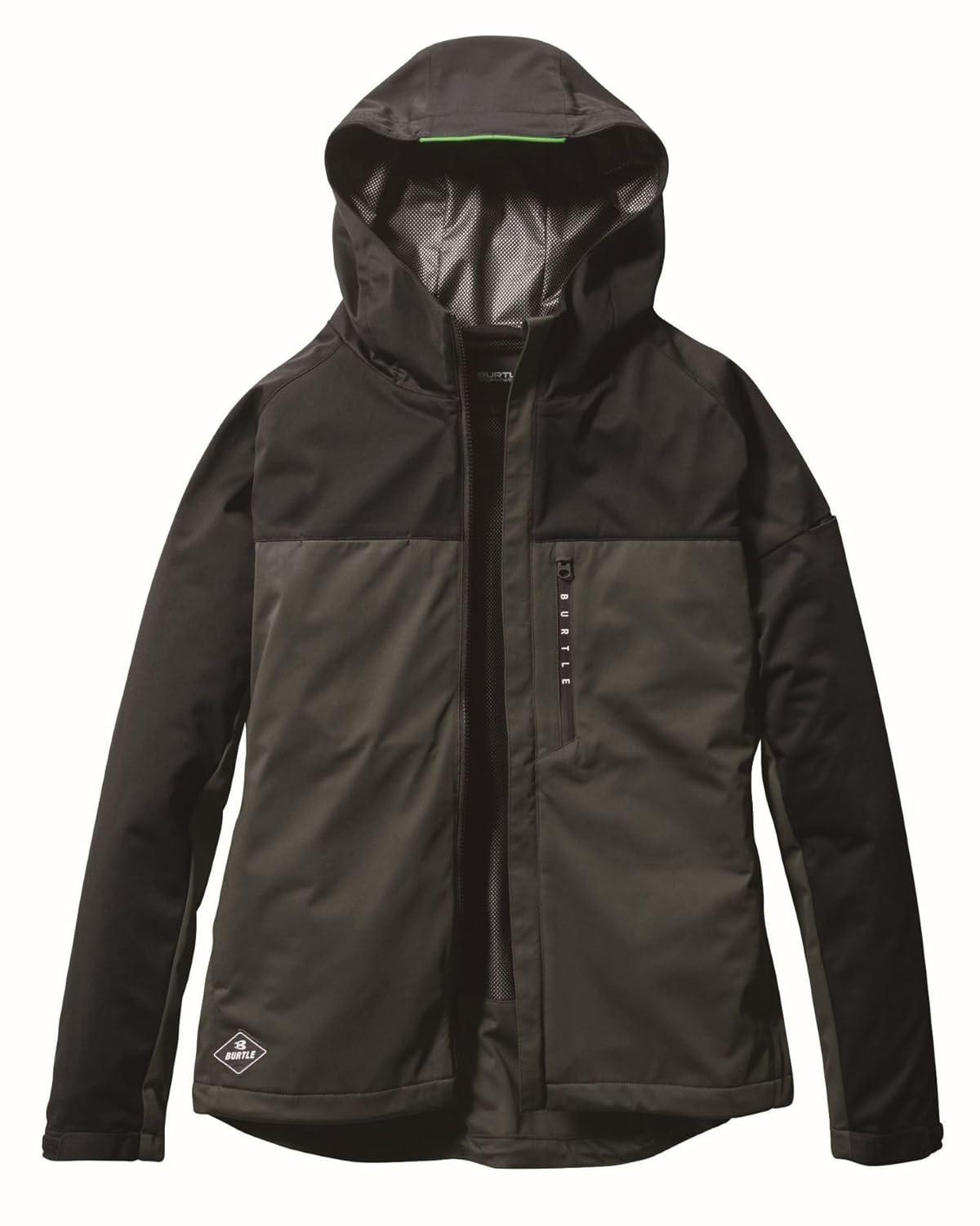 

Худи BURTLE Stretch (унисекс) для осени и зимы, цвет Mills Green, зеленый