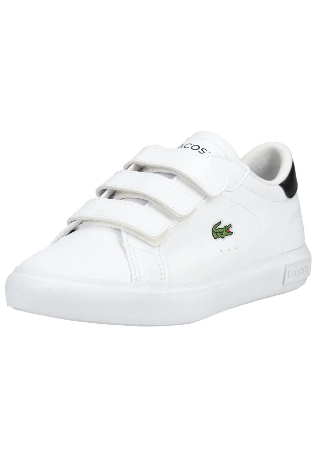Сникерсы POWERCOURT Lacoste, белый/черный