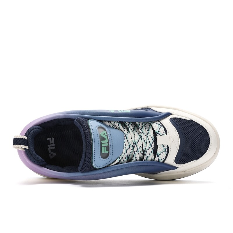 Кроссовки FILA Skateboarding Shoes Men Low-top Sky Blue Stone/milk White, голубой — фото 2