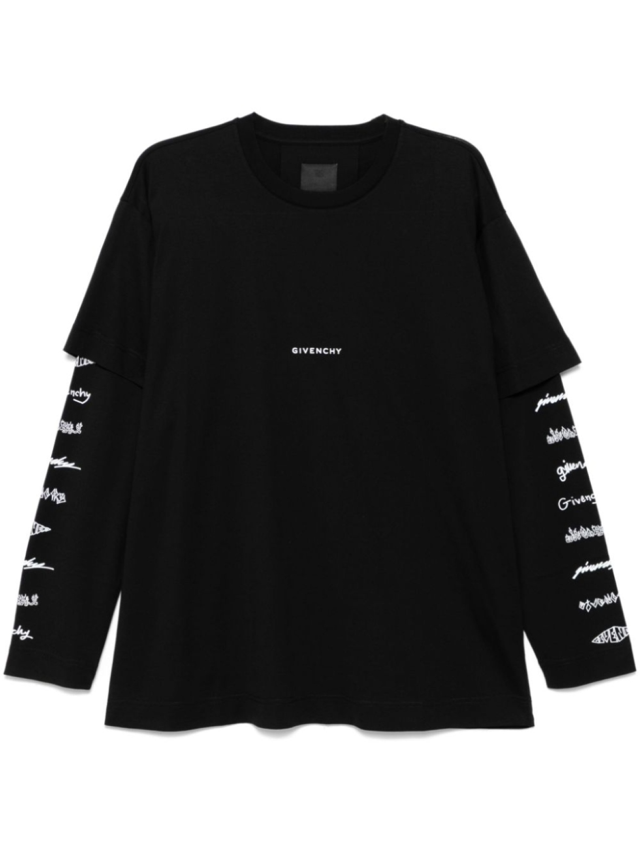 

Givenchy футболка с логотипом, черный