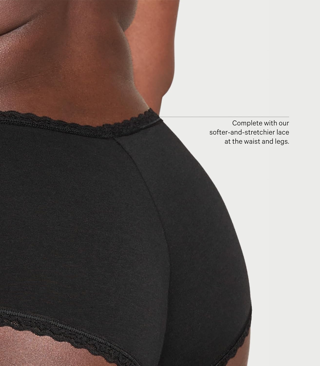 Комплект трусов Victoria's Secret Lace & Cotton Cheeky Underwear Minimal Coverage, 7 предметов, мультиколор — фото 3