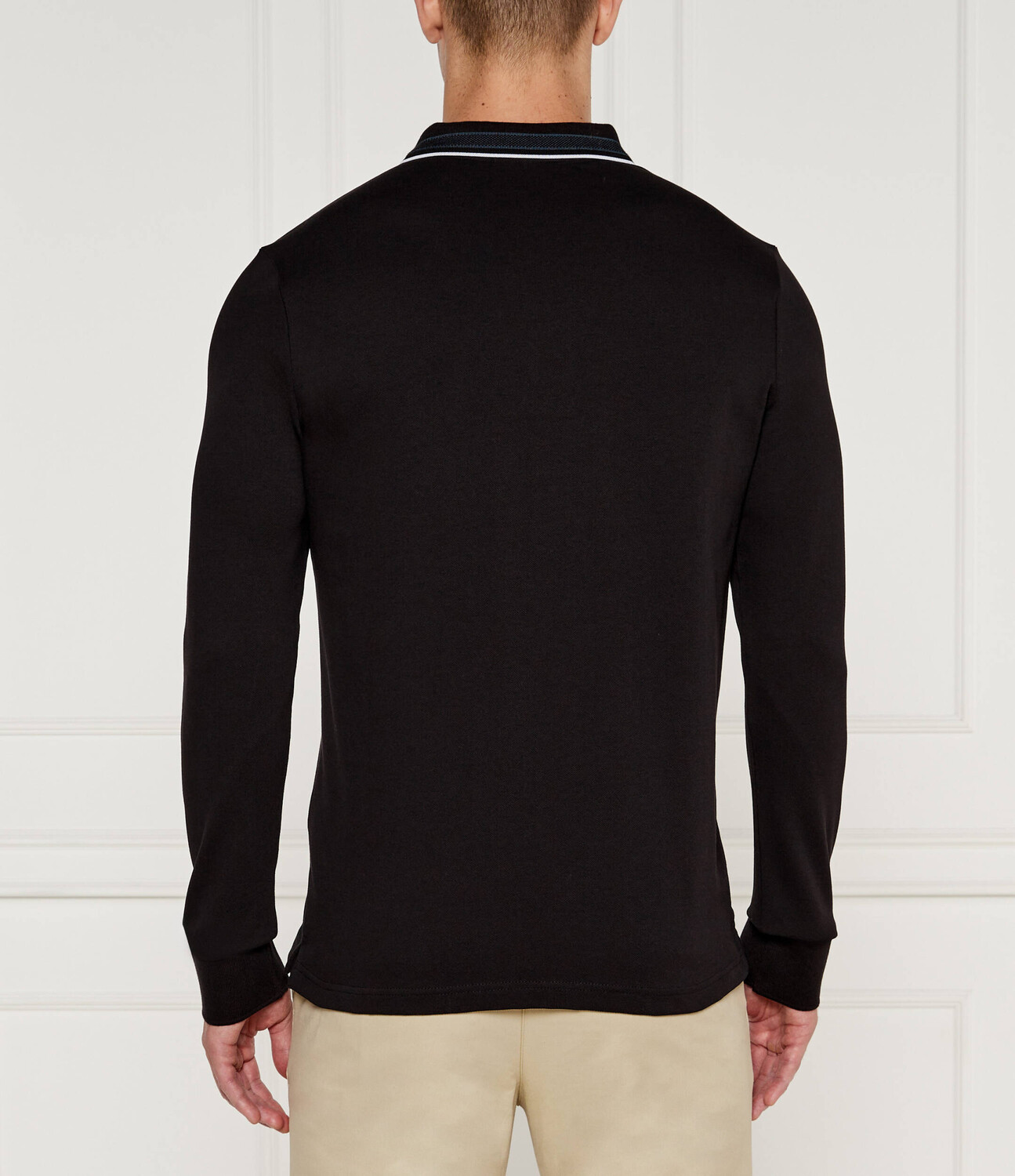 Поло Calvin Klein Regular Fit, черный — фото 4