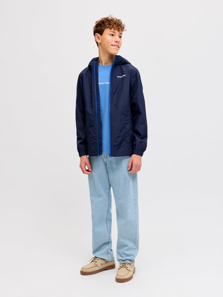 JACK & JONES Junior Футболка JORNORREBRO EMB TEE S/S JNR в марине — фото 4