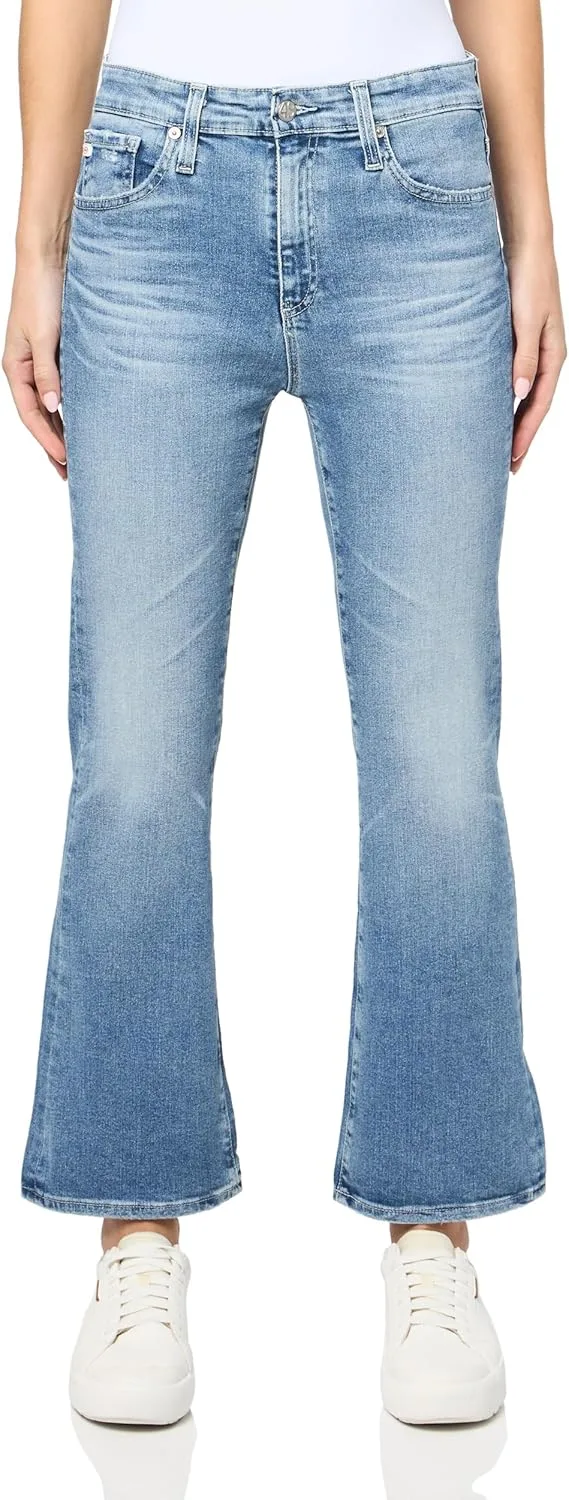 

AG Adriano Goldschmied женские джинсы Farrah с высокой посадкой и укороченным кроем