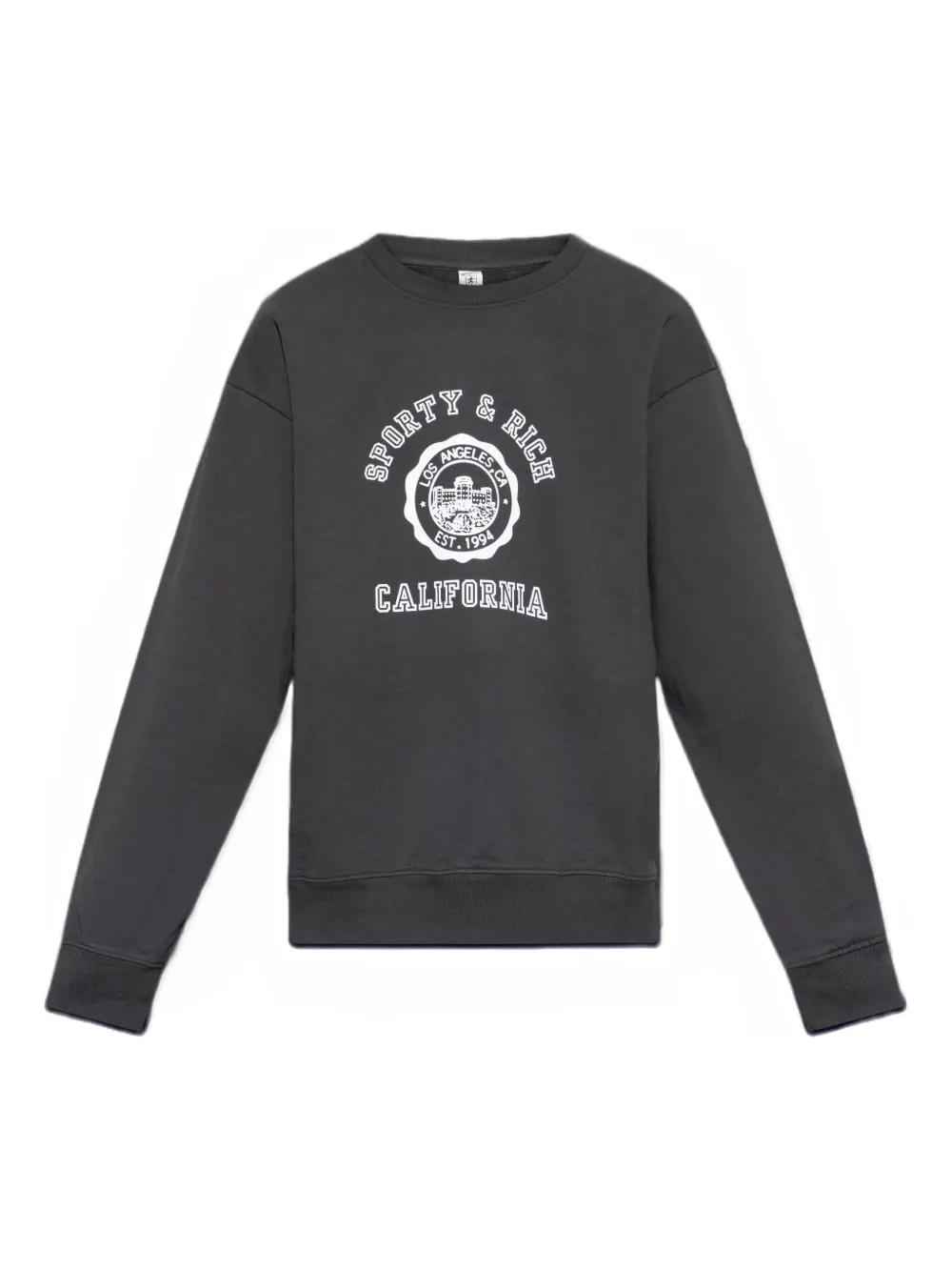 

Толстовка с круглым вырезом Sporty & Rich, черный