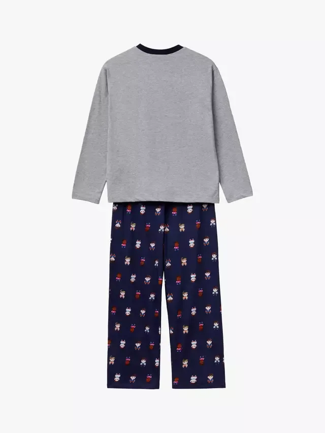 Детский пижамный комплект X Stranger Things, серый/разноцветный Benetton — фото 2