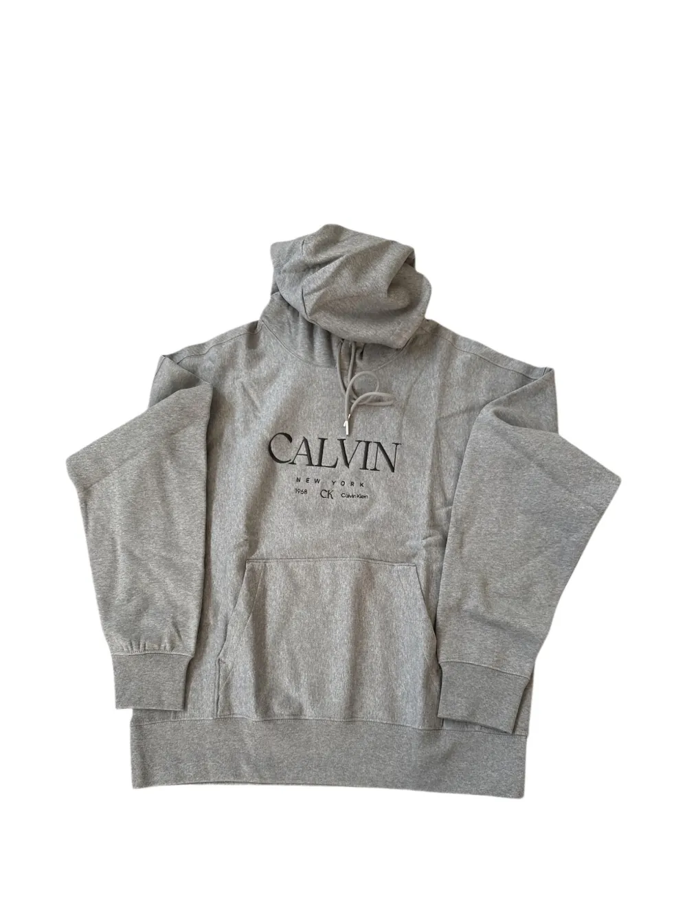 

Худи с логотипом Calvin Klein, серый