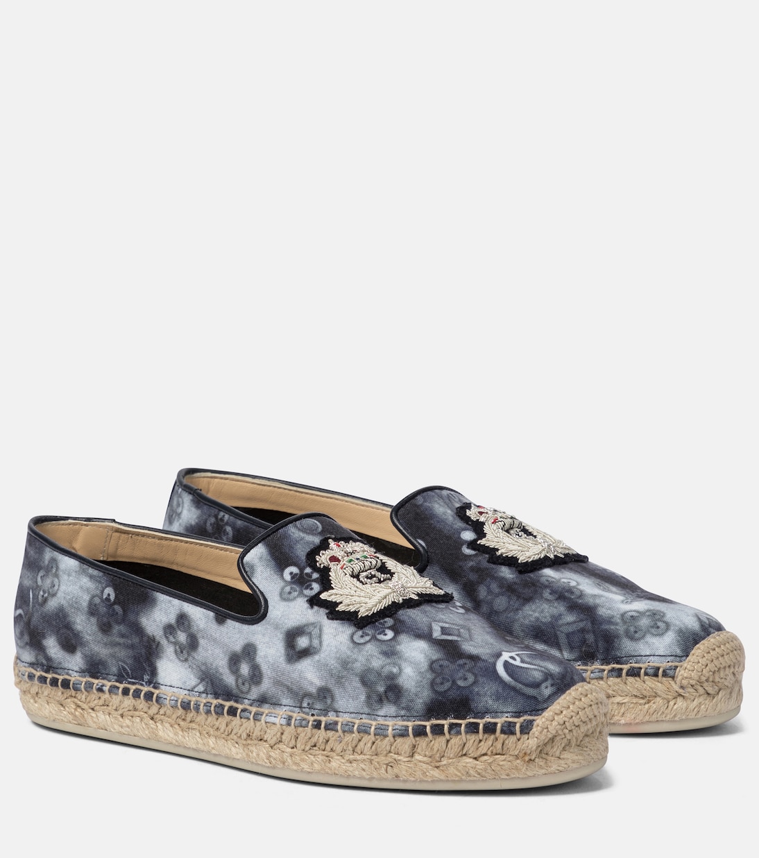Наноу Орлато джинсовые эспадрильи Christian Louboutin, Multi/Navy