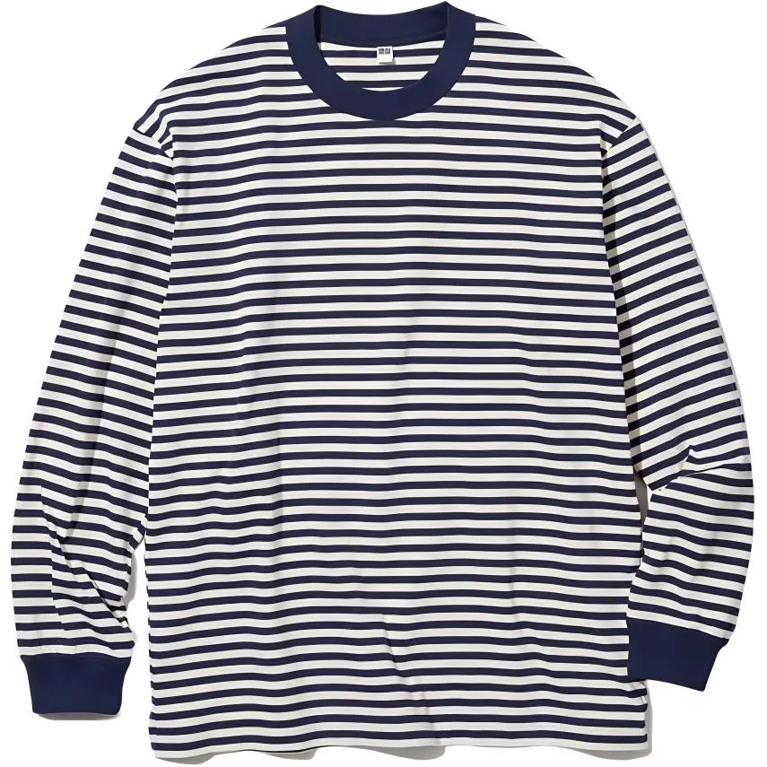 Футболка с рукавом дроп-шолдер унисекс UNIQLO, Ivory