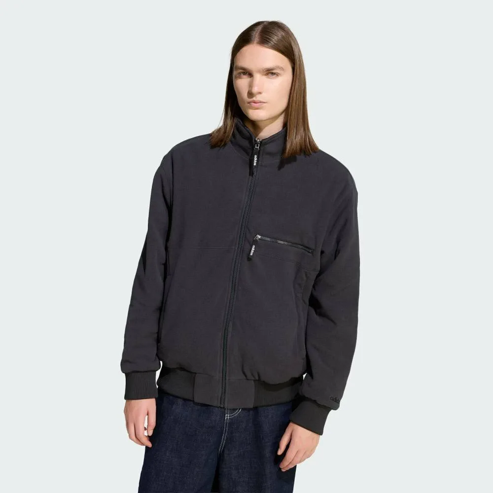 Двусторонняя флисовая куртка Firebird в стиле альтернативного спорта 90-х годов Adidas, black — фото 2
