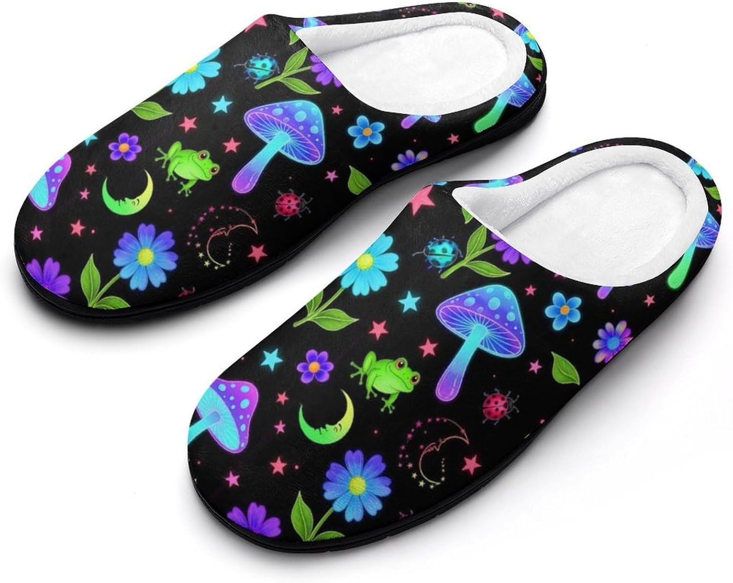 

Удобные мужские домашние хлопковые тапочки, мягкие теплые зимние тапочки для спальни, противоскользящие, для использования внутри дома и на улице Meaudiwes, Style(13)