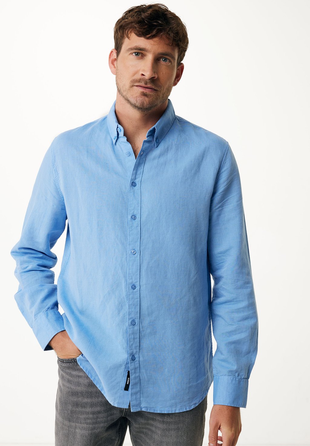 

Рубашка LONG SLEEVE CALEB BASIC Mexx, синий