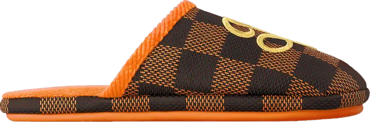 

Кроссовки Louis Vuitton Palace Slipper 'Damier Pop - Orange', оранжевый