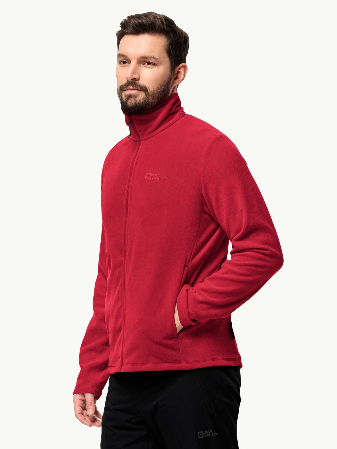 

Толстовка Jack Wolfskin TAUNUS FZ M, красный