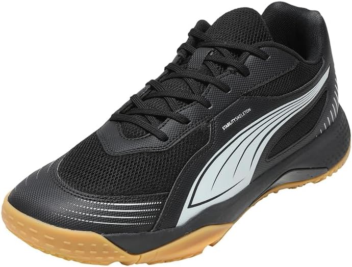 

Кроссовки PUMA Unisex Solarflash III для зала, черный/серый/светло-серый