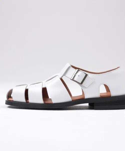 Мужские сандалии BRENOWELT Romantic White Fisherman Sandals — фото 4