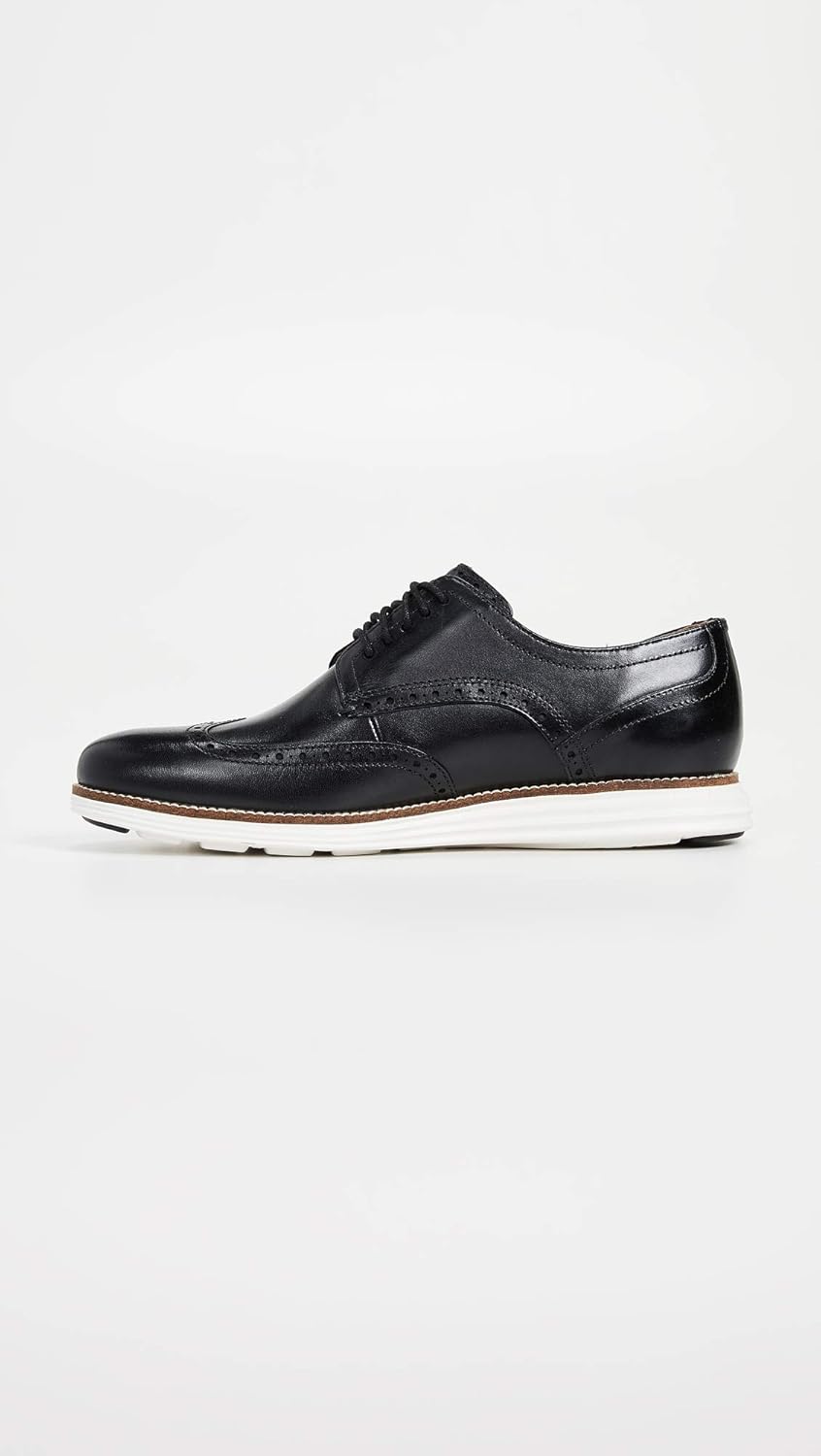 Мужские оксфорды Cole Haan Original Grand Shortwing, белый/черный — фото 4
