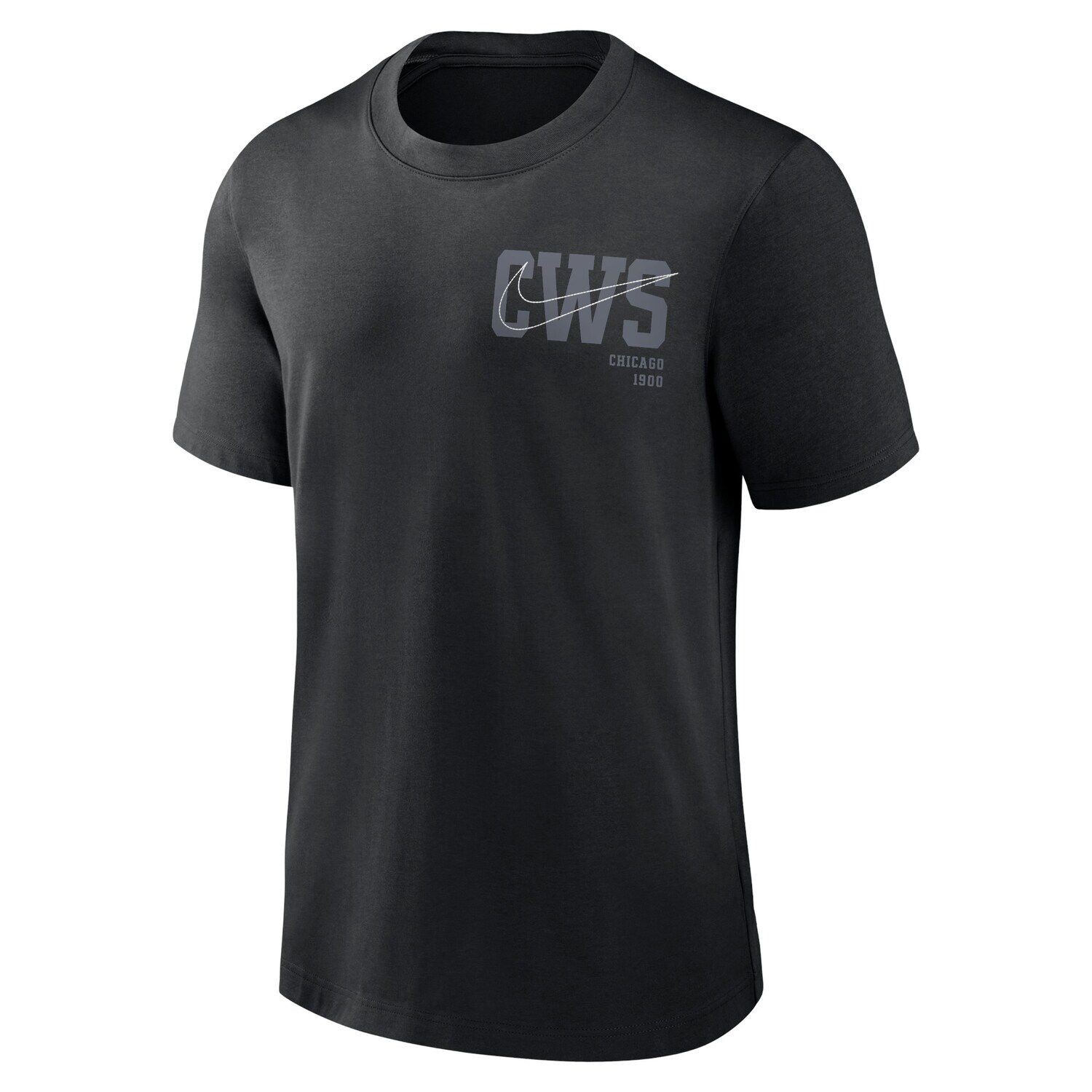 

Мужская черная футболка Chicago White Sox Statement Game Over Nike, Черный, Мужская черная футболка Chicago White Sox Statement Game Over Nike
