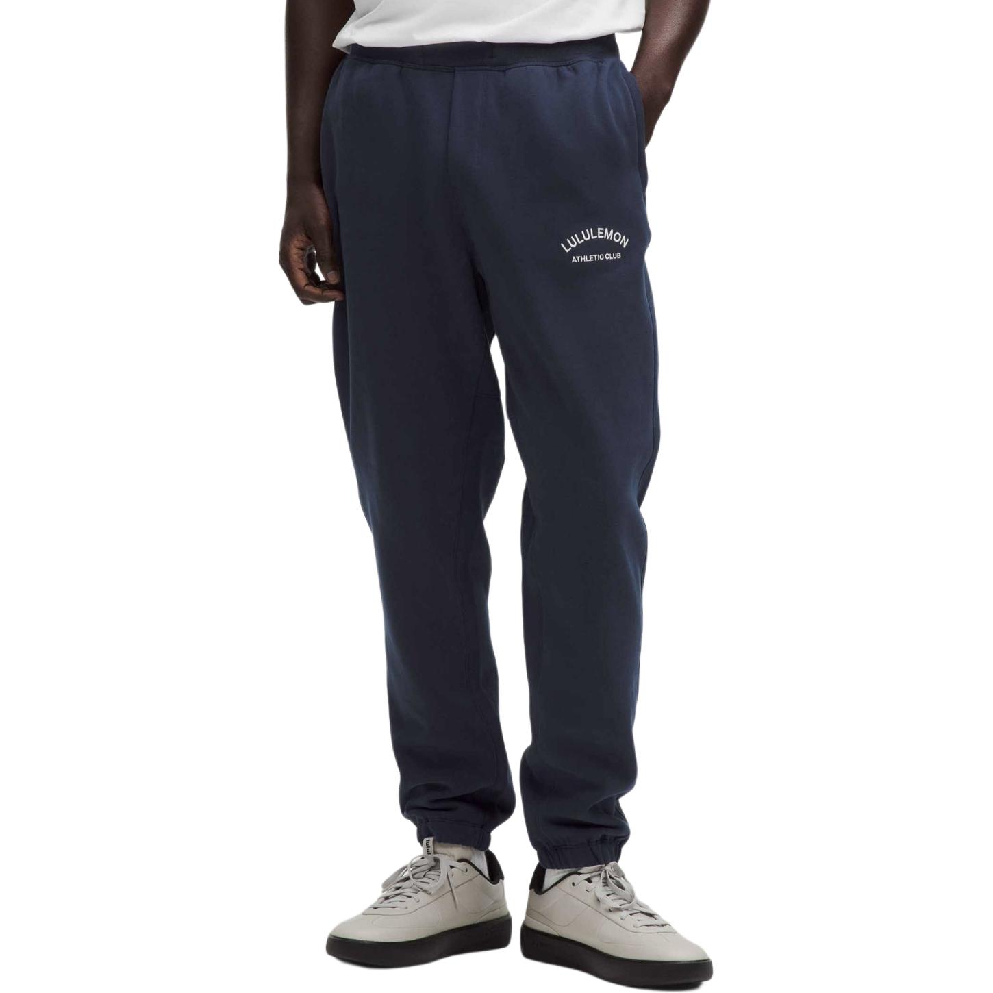 

Стабильное состояние вязаные спортивные штаны мужские Lululemon, синий