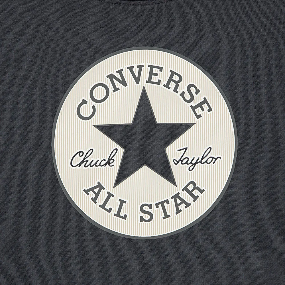 Детская толстовка Converse Kids Cnvg French Terry Boxy, серый — фото 3