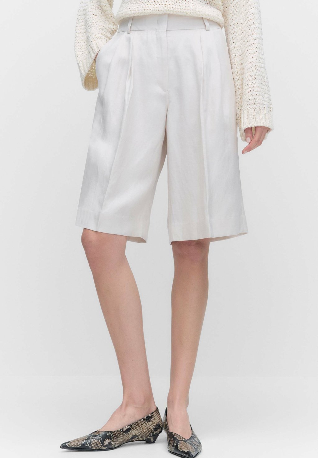 

Шорты IVORY LONG LINEN STOCKH LM Studio, бежевый