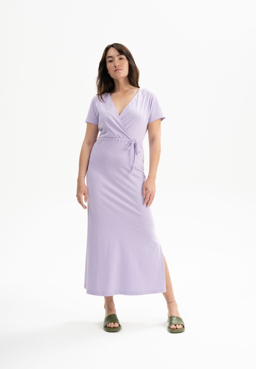 

Платье макси LANG SHREOSHI - Jersey dress MELA, лиловый