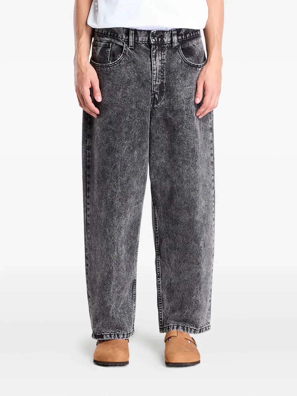 

Брюки Check-5 Bacid-wash jeans Vans, черный