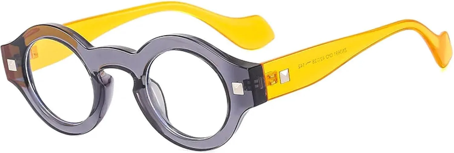 

Солнцезащитные очки с защитой от УФ-излучения UV400 | Маленькие круглые | для женщин и мужчин | для занятий спортом на открытом воздухе и вождения DSVIGF, Yellow